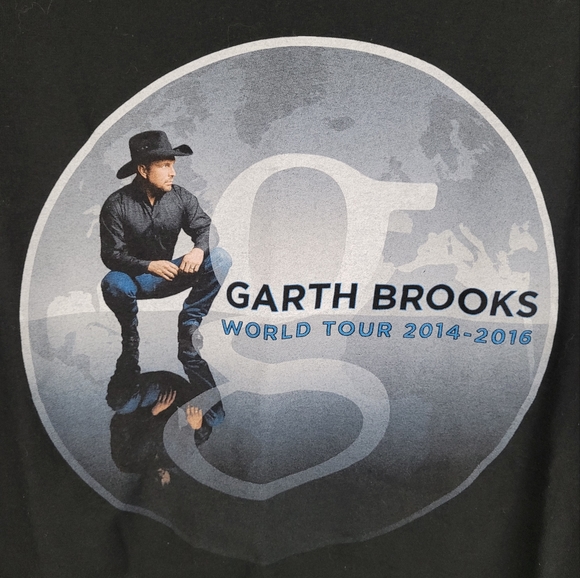GARTH BROOKS | World Tour 2014-16 band tee t-shirt - Picture 2 of 5